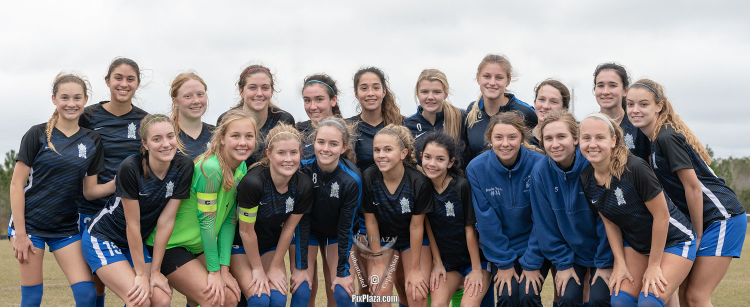 Girls soccer team photo